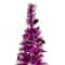 6ft. Pre-Lit Pink Tinsel Pop-Up Artificial Christmas Tree, Clear Lights